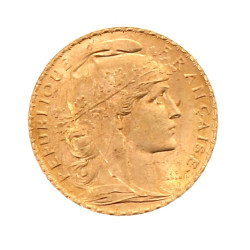 Pièce de 20 f or au Coq et Marianne