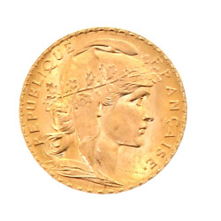 Pièce de 20 f or au Coq et Marianne