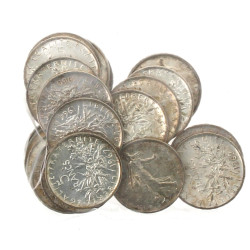 Lot de 20 pièces de 5 F argent