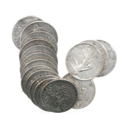 Lot de 16 pièces de 5 F Semeuse 1960-197