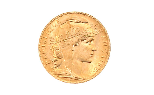 Pièce de 20 f or au Coq et Marianne