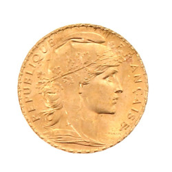 Pièce de 20 f or au Coq et Marianne