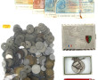 Lot comprenant un vrac de monnaie essent