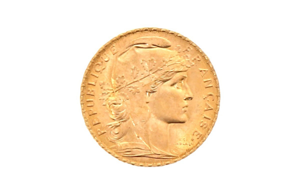 Pièce de 20 f or au Coq et Marianne