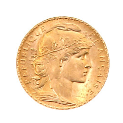 Pièce de 20 f or au Coq et Marianne