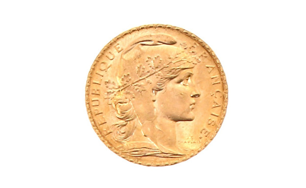 Pièce de 20 f or au Coq et Marianne