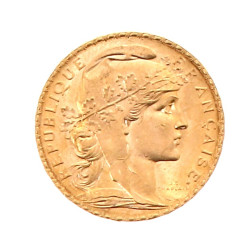 Pièce de 20 f or au Coq et Marianne