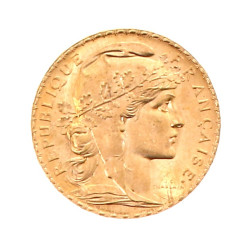 Pièce de 20 f or au Coq et Marianne