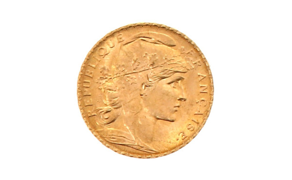 Pièce de 20 f or au Coq et Marianne