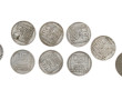 Lot comprenant 7 pièces de 10 F Turin (1