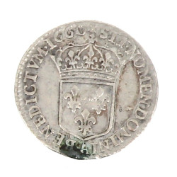 FRANCE Louis XIV - 1/2 écu en argent 1
