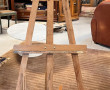 Chevalet de peintre en pin + 3 petits ch