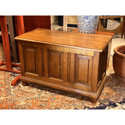 Coffre rustique garni 87x43xH. 55 cm + 3