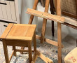 Petit tabouret de peintre + chevalet en 