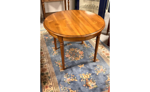 Table ronde en merisier diam 100 m