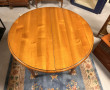 Table ronde en merisier diam 100 m