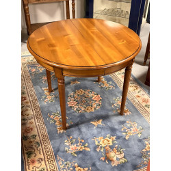 Table ronde en merisier diam 100 m