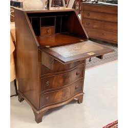 Bureau de pente anglais étroit en palcag