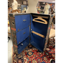 Malle cabine début Xxème en métal et toi