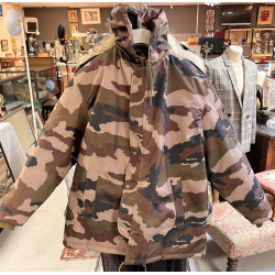 Parka synthétique camouflage militaire X