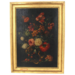 Ecole Française Xxème "Bouquet de fleurs