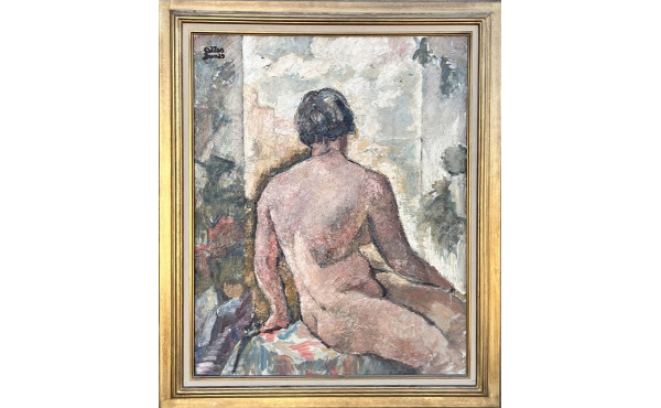 Gaétan DUMAS (1879-1950) "Nu de dos", hu