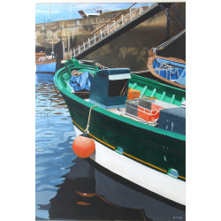 P. LE VEN (Xxè-XXIè) "Le chalutier", gou