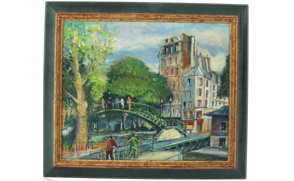 Alain GRAVIE (Xxè-Xxè) "Paris, Canal Sai