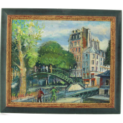 Alain GRAVIE (Xxè-Xxè) "Paris, Canal Sai