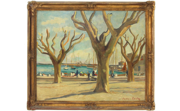 Pierre FAVRE (1906-1983) "Port du sud de