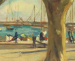 Pierre FAVRE (1906-1983) "Port du sud de