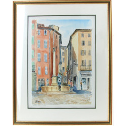 J.POINLANE (Xxème) "Grasse, place aux he