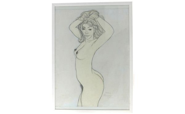 Claude ROUSSEAU (Xxème) "Nu féminin, les