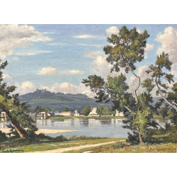 Claude RAMEAU (1876-1955) "Paysage des b