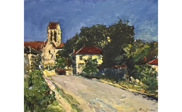 René THOMSEN (1897-1976) - "Rue de vill