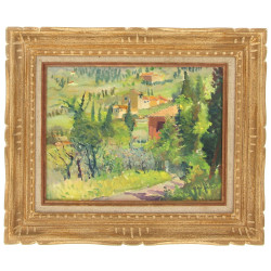 Alain GRAVIE (Xxè-Xxè) "Paysage de Fiéso