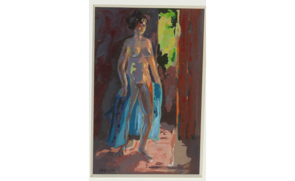 Jean-Claude CARSUZAN (1938-2022) "Nu à l