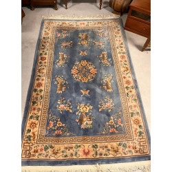 CHINE - Grand tapis chinois en laine à d