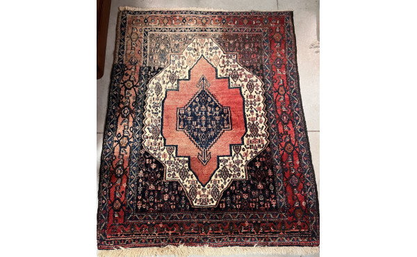 Tapis IRAN Cene en laine points noués 14