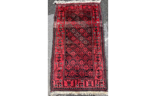 Tapis en laine points noués 150 x 86 cm