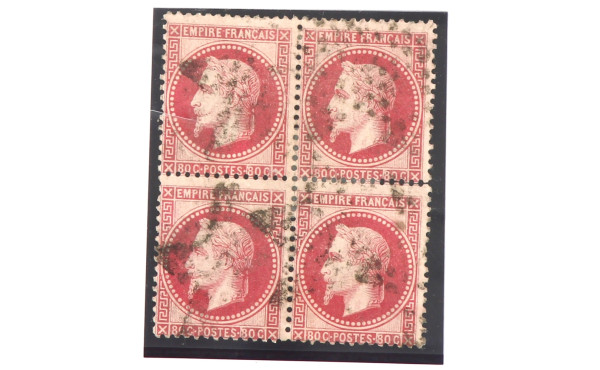 FRANCE - Bloc de 4 TP n°32 oblitéré étoi