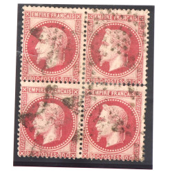 FRANCE - Bloc de 4 TP n°32 oblitéré étoi