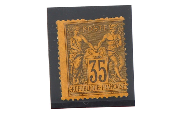 FRANCE - TP n° 93 35 cts violet noir sur