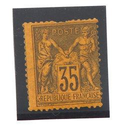 FRANCE - TP n° 93 35 cts violet noir sur