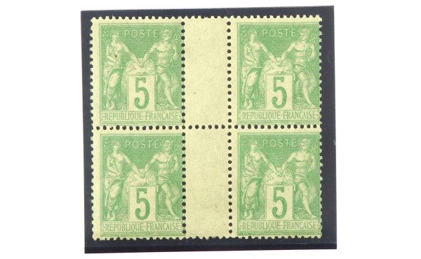 FRANCE - Bloc de 4 TP n° 102 neuf sans c