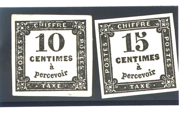 FRANCE - 2 TP taxes n° 2 et 3 neufs, sup