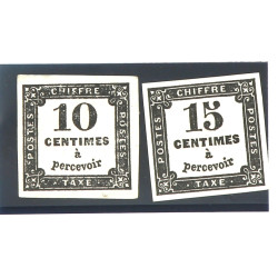 FRANCE - 2 TP taxes n° 2 et 3 neufs, sup