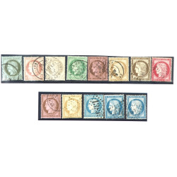 FRANCE - Série de 13 TP oblitérés du 50 