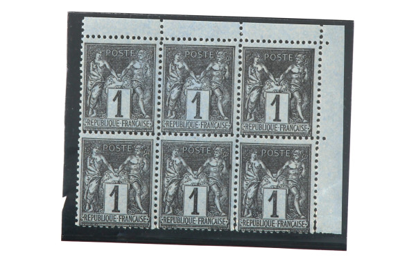 FRANCE - Bloc de 6 TP n°83 neuf sans cha