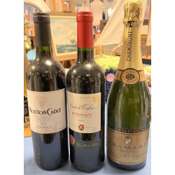 Lot de 3 bouteilles: Champagne CRAMANT G